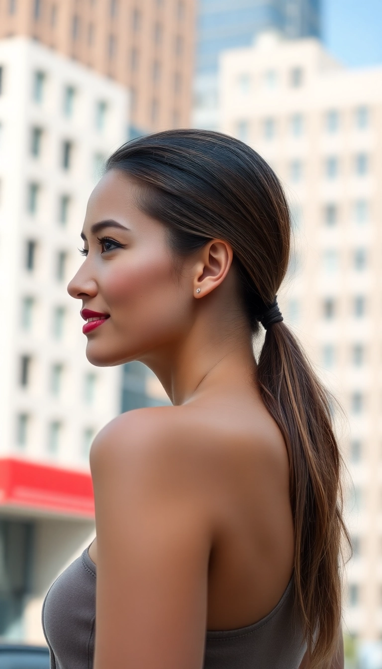 30 Windy Day Hairstyles That'll Keep You Stylish No Matter the Weather! - 3. Sleek Ponytail