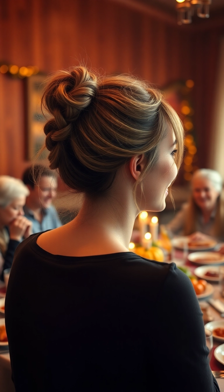 30 Stunning Thanksgiving Hair Ideas Everyone Will Be Talking About! - 9. Twisted Ponytail