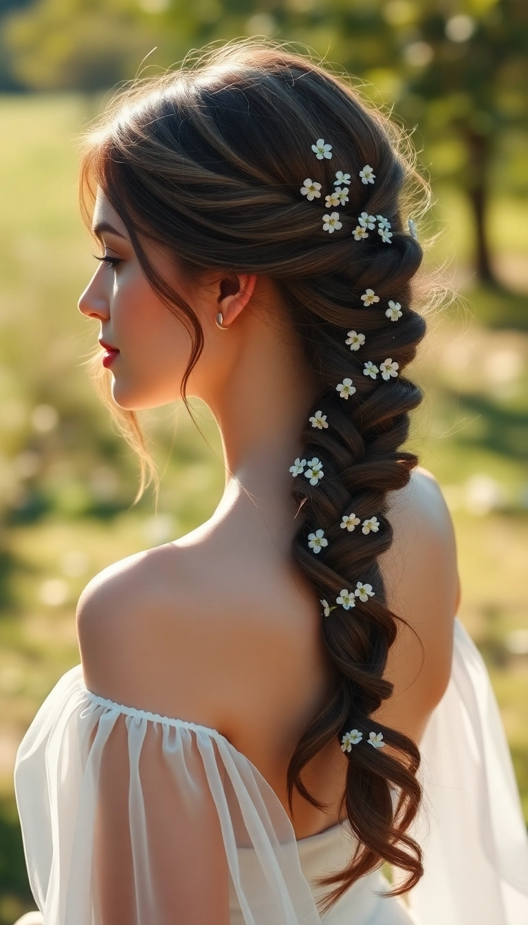 37 Must-Try Formal Hairstyles for Medium Length Hair (You'll Love #22!) - 37. Romantic Loose Braid