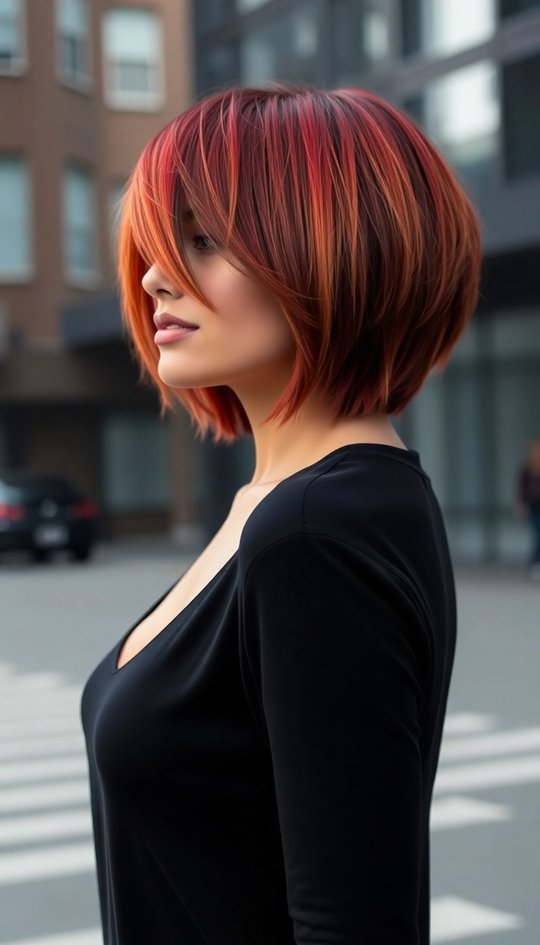 36 Stacked Bob Haircut Ideas That Will Transform Your Look Instantly! - Asymmetrical Stacked Bob