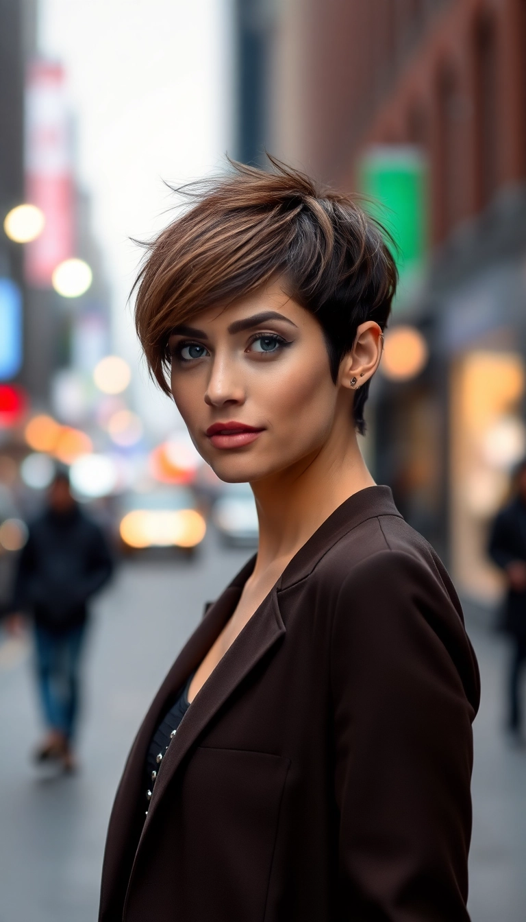 39 Must-See Layered Haircuts for Women (Find Your New Signature Style!) - 3. Layered Pixie Cut