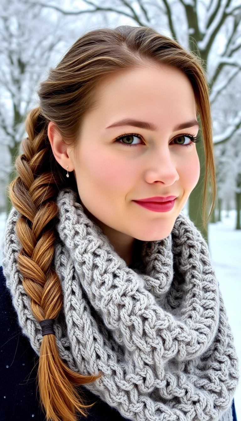 30 Easy Winter Hairstyles You Can Do in Under 10 Minutes! - 4. Side Braid