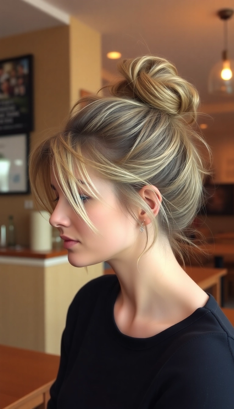 31 Stunning Greek Goddess Hairstyles That'll Make You Feel Like a True Diva! - 10. Messy Bun with Elegance