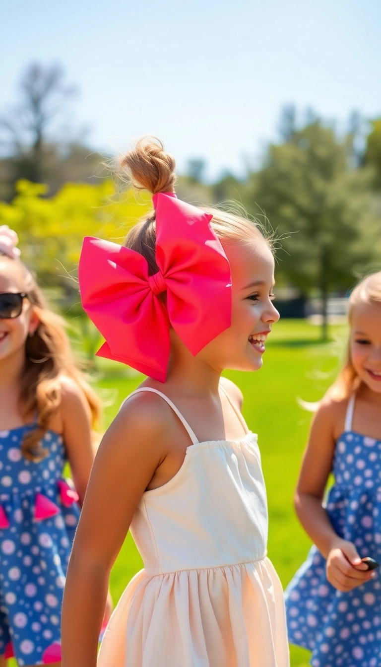 39 Adorable Princess Hairstyles For Kids (You'll Love How Simple They Are!) - The Bow-Tied Ponytail