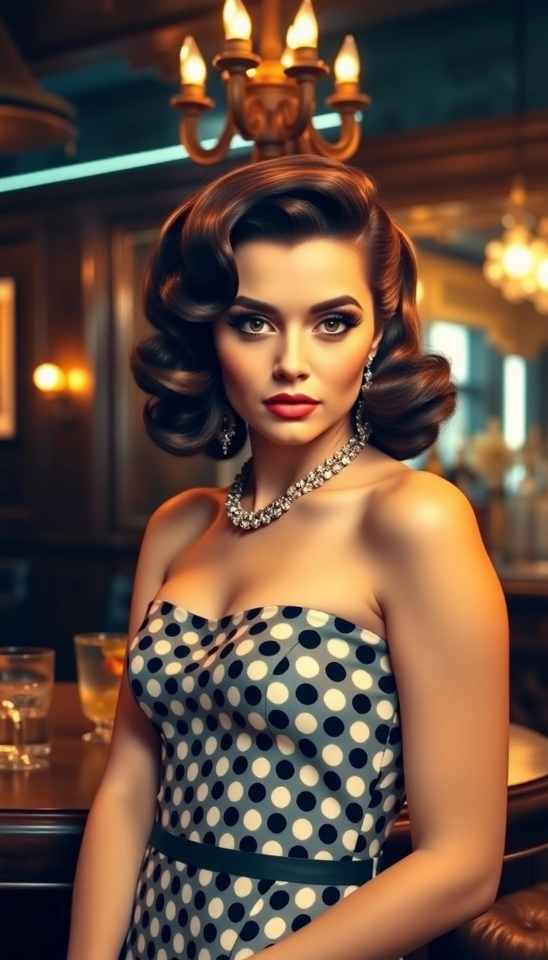 32 Unique 50s Hairstyles for Long Hair That Will Turn Heads! - Retro Pin-Up Waves