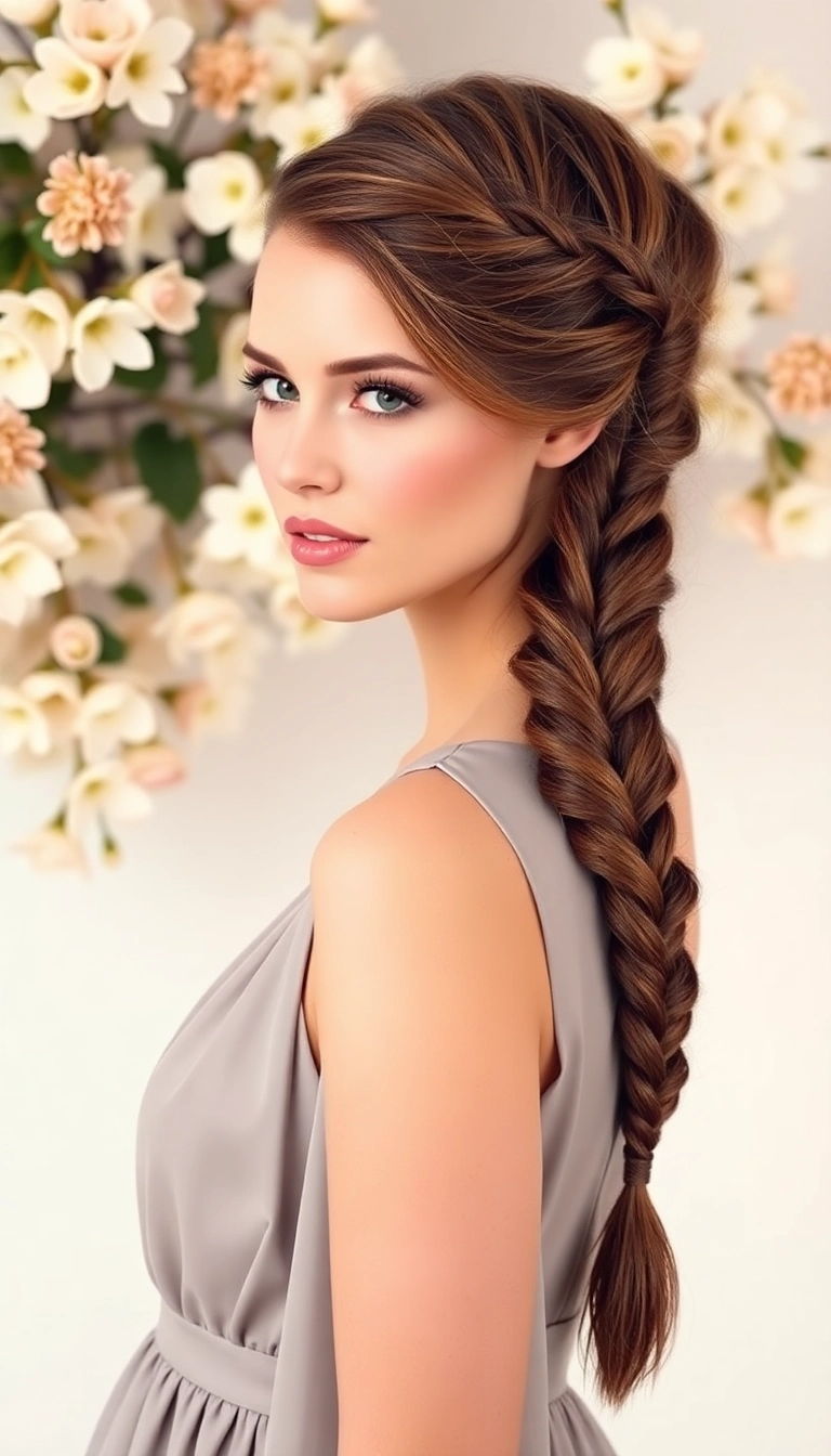 32 Inspiring Korean Hairstyles for Women to Elevate Your K-Beauty Game! - 13. Fishtail Braid