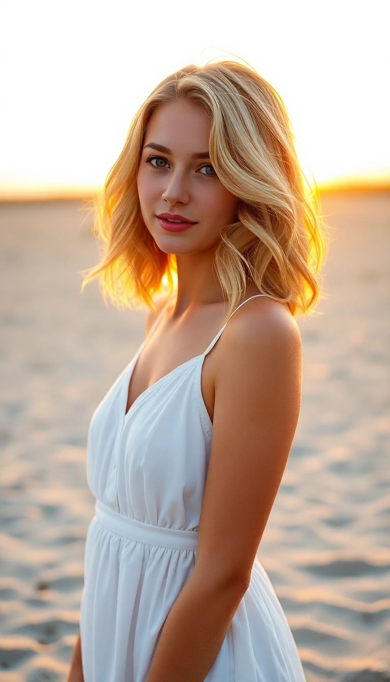 30 Easy Shoulder Length Hairstyles That Will Transform Your Look Instantly! - Effortless Beach Waves