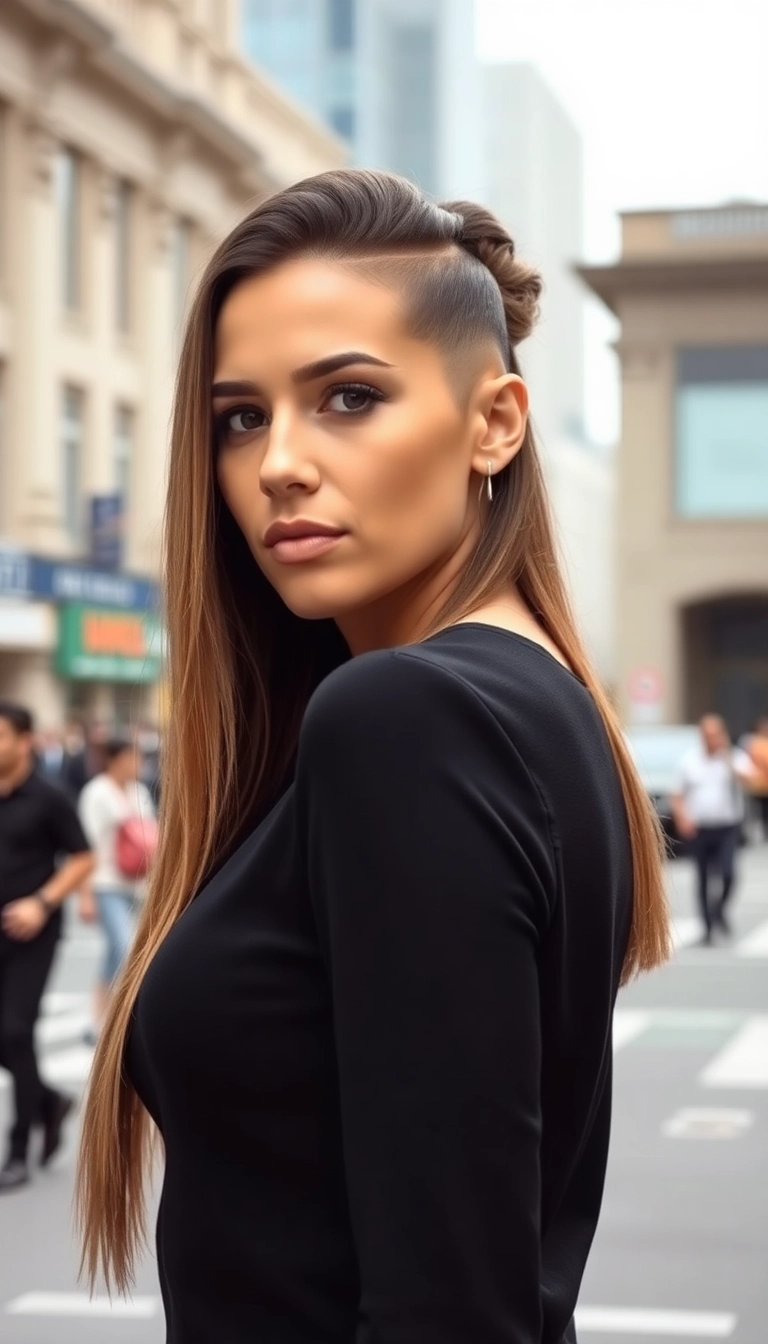 30 Stunning Haircuts for Long Straight Hair That Will Change Your Look Forever! - Long Straight With Undercut