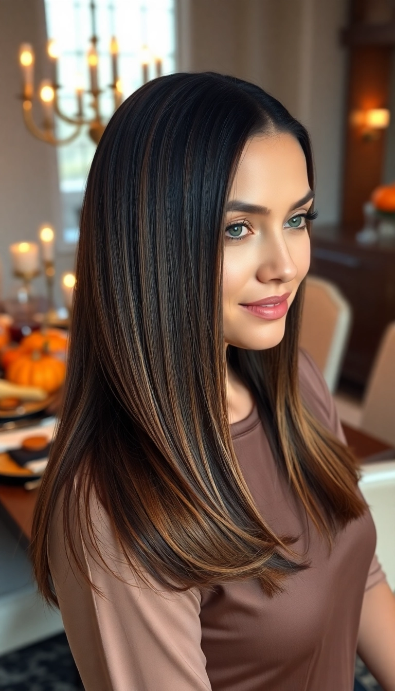 30 Stunning Thanksgiving Hair Ideas Everyone Will Be Talking About! - 5. Sleek Straight Hair