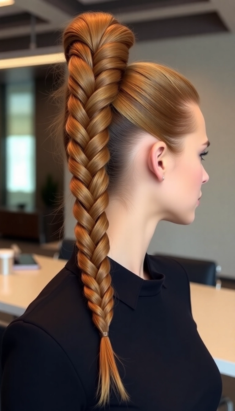 37 Braids Hairstyles Ideas That'll Make You Want to Try #23 Immediately! - 8. Braided Ponytail