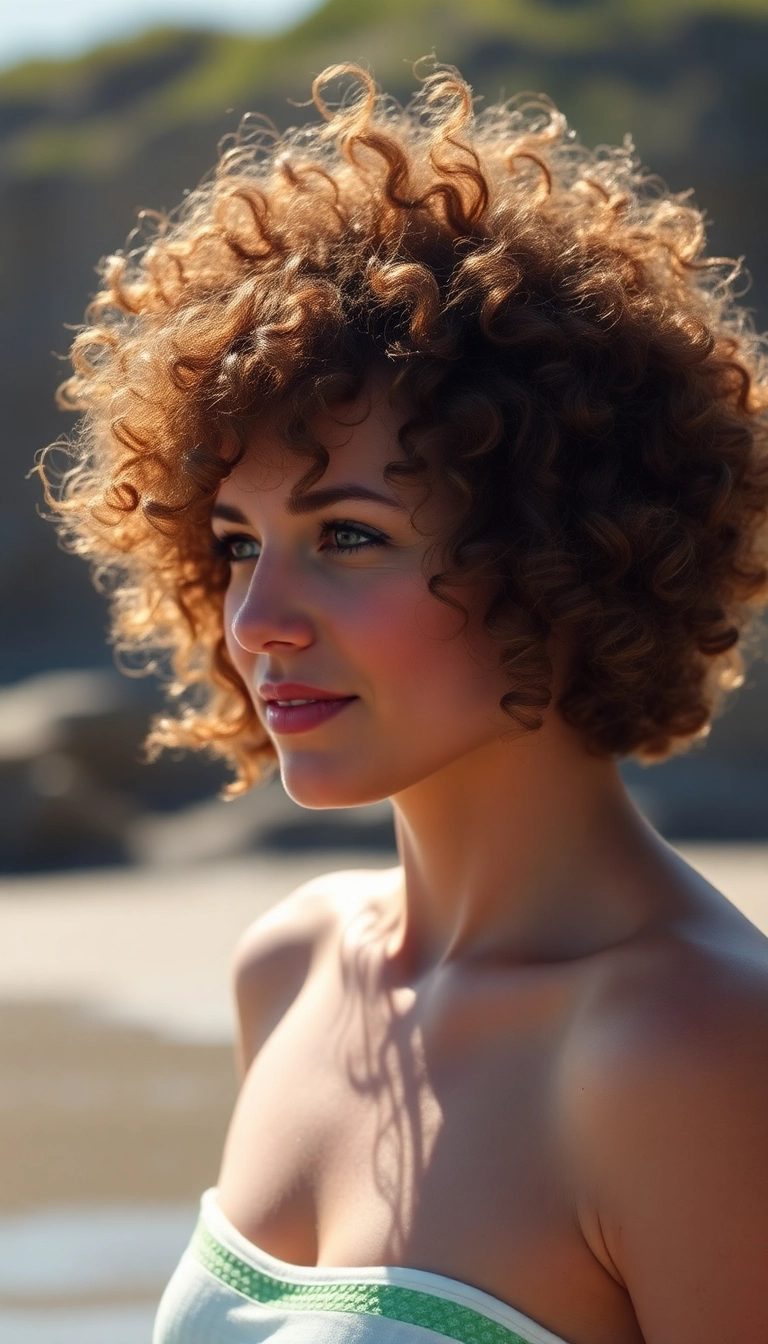 27 Modern Curly Wolf Cuts for Women That Are Total Show-Stoppers! - 18. Textured Waves