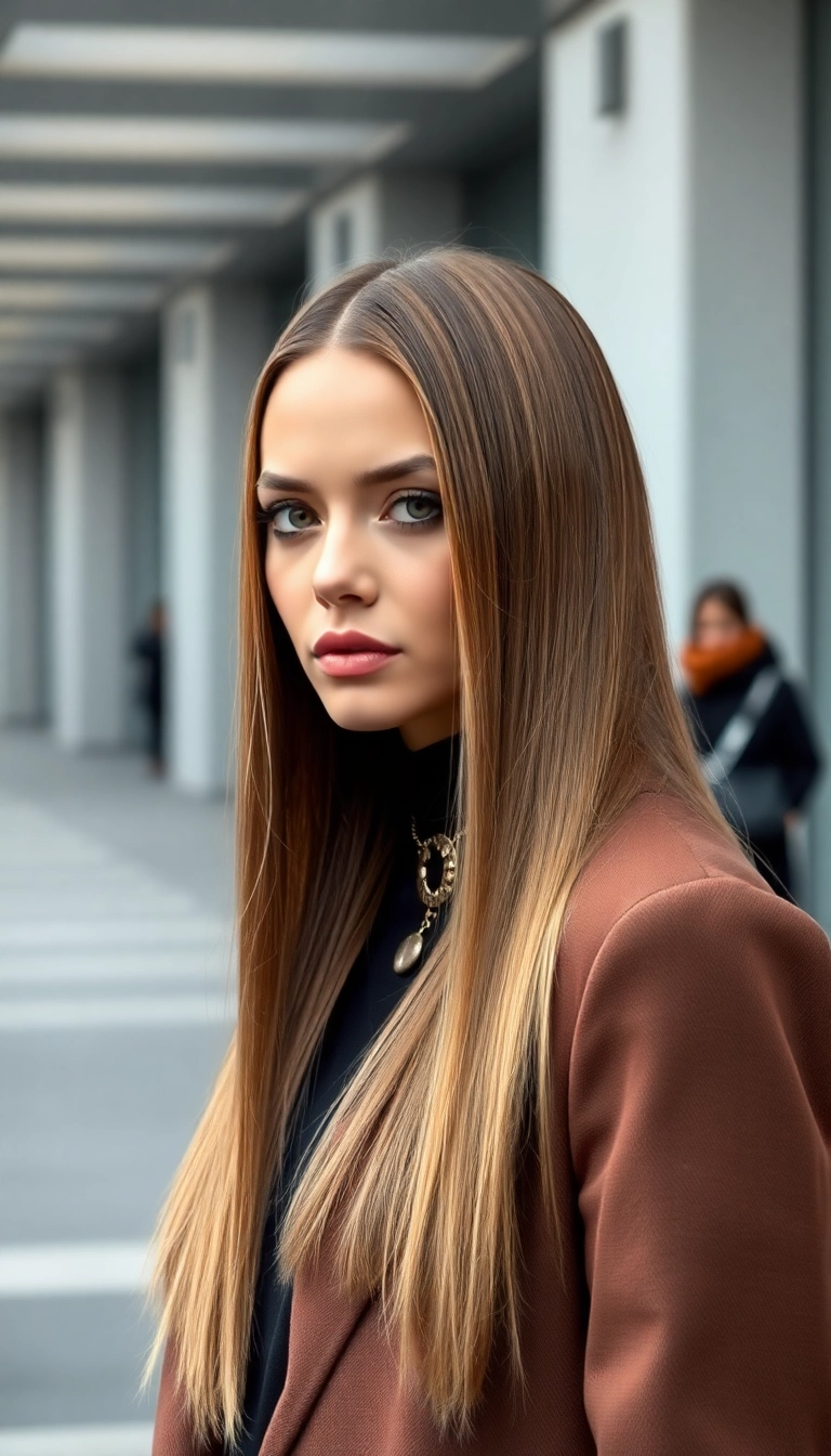 32 Unique 50s Hairstyles for Long Hair That Will Turn Heads! - Sleek and Straight