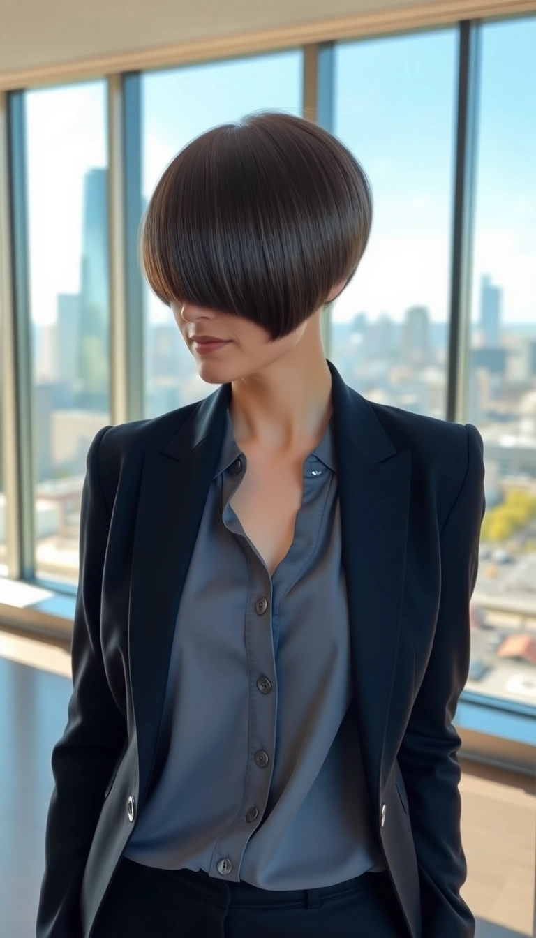 36 Trendy Fade Haircut Women Ideas You Can't Afford to Miss! - Blunt Cut Fade