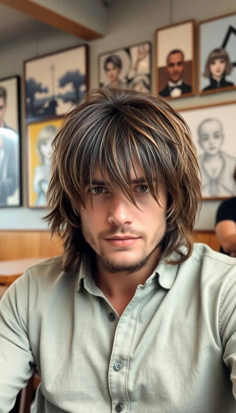 37 Stylish Men's Longer Haircuts That'll Make You the Trendsetter of the Year! - Shaggy Layers