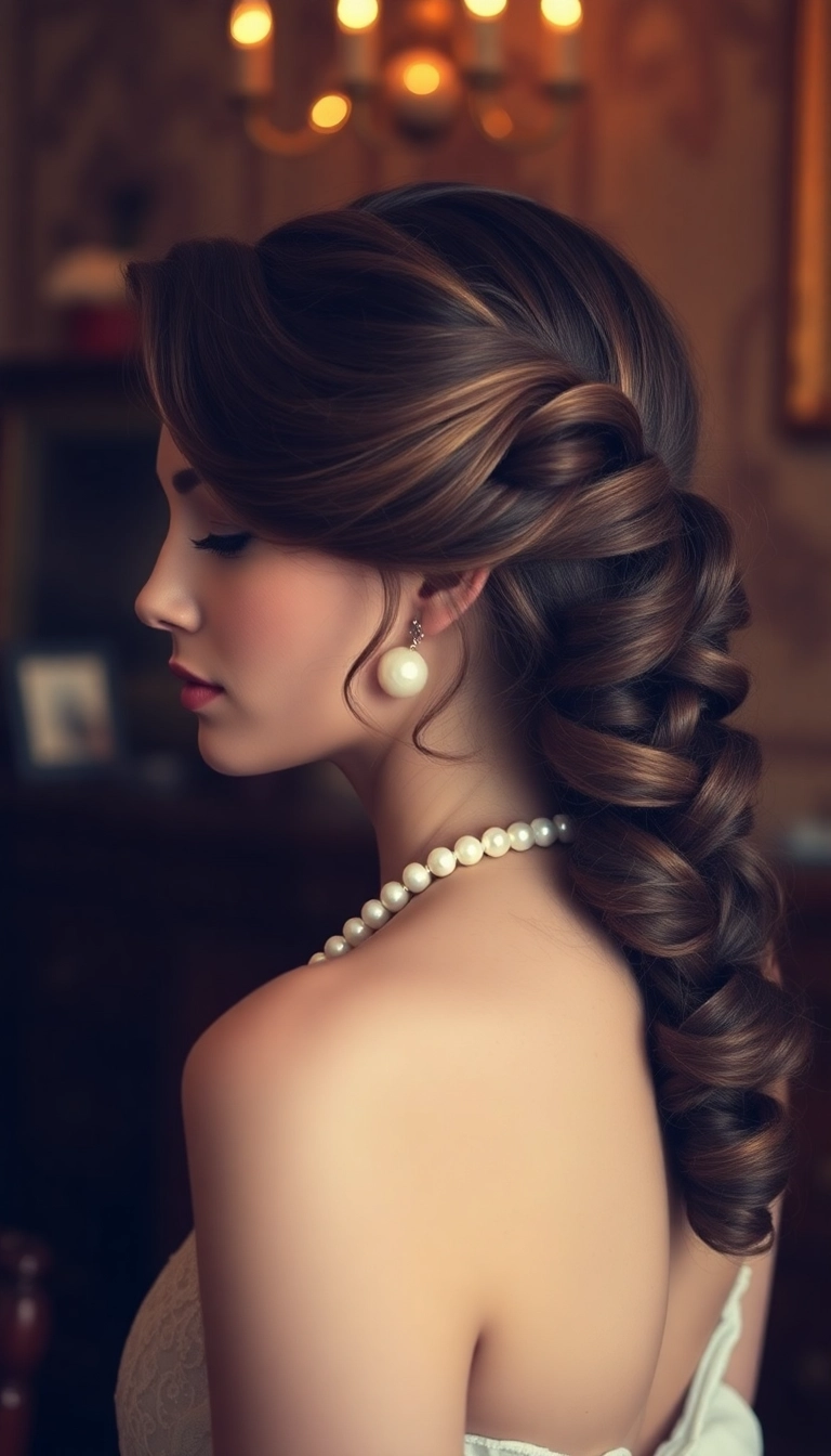 37 Braids Hairstyles Ideas That'll Make You Want to Try #23 Immediately! - 32. Vintage Side Braid