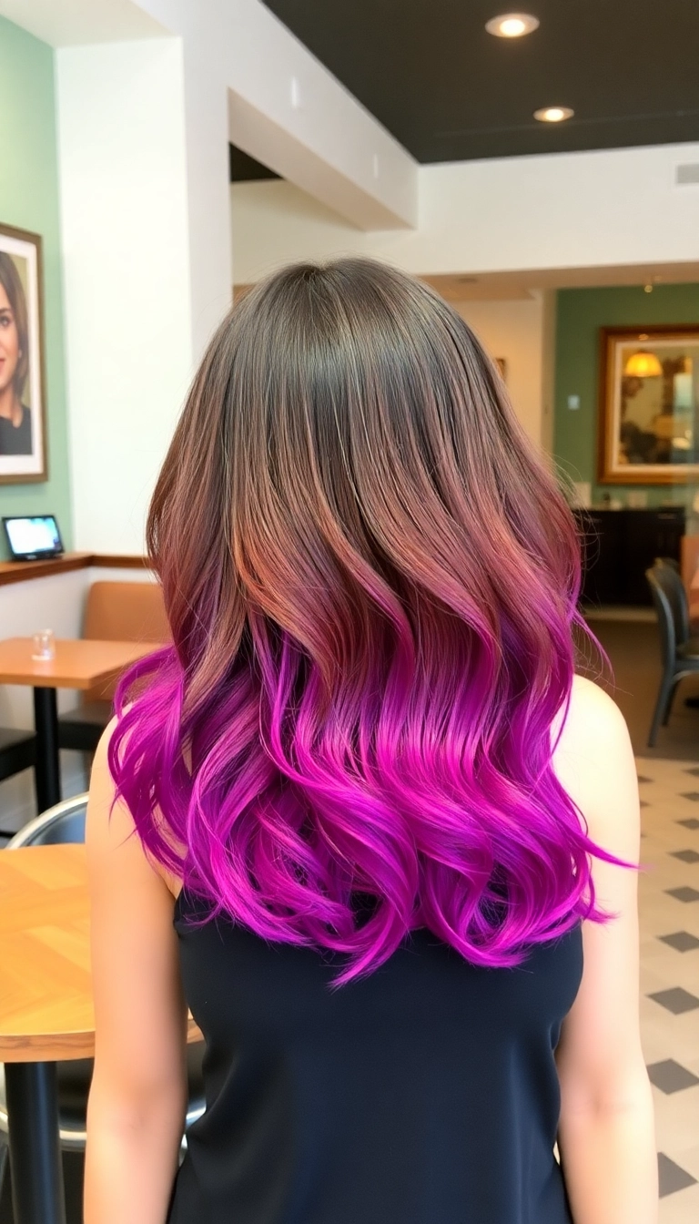 39 Edgy Haircuts Ideas That'll Make You Want to Change Your Look NOW! - 29. Colorful Ombre