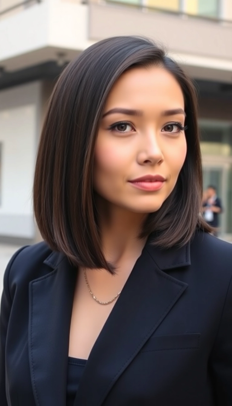 34 Short Layered Bob Hairstyles That'll Make You Want to Chop It All Off! - Sleek and Straight