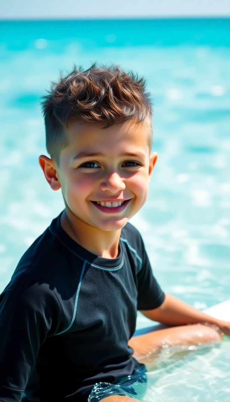 37 Boys Surfer Haircut Ideas That Will Make Waves This Summer! - Short and Textured