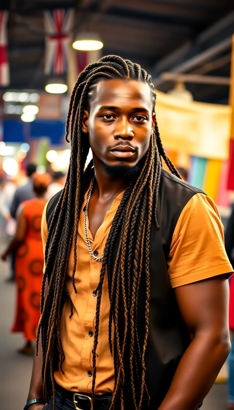 37 Stylish Men's Longer Haircuts That'll Make You the Trendsetter of the Year! - Long Braids