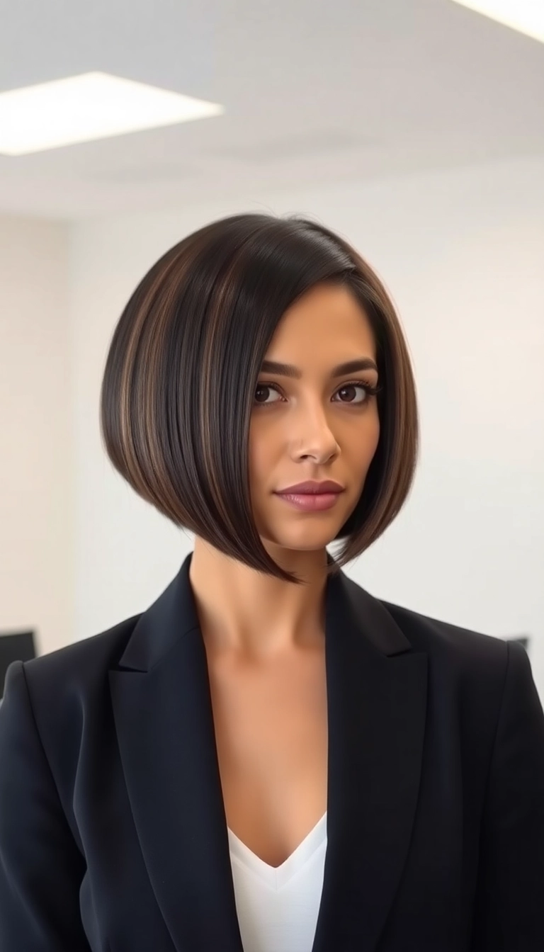 36 Stacked Bob Haircut Ideas That Will Transform Your Look Instantly! - Inverted Stacked Bob