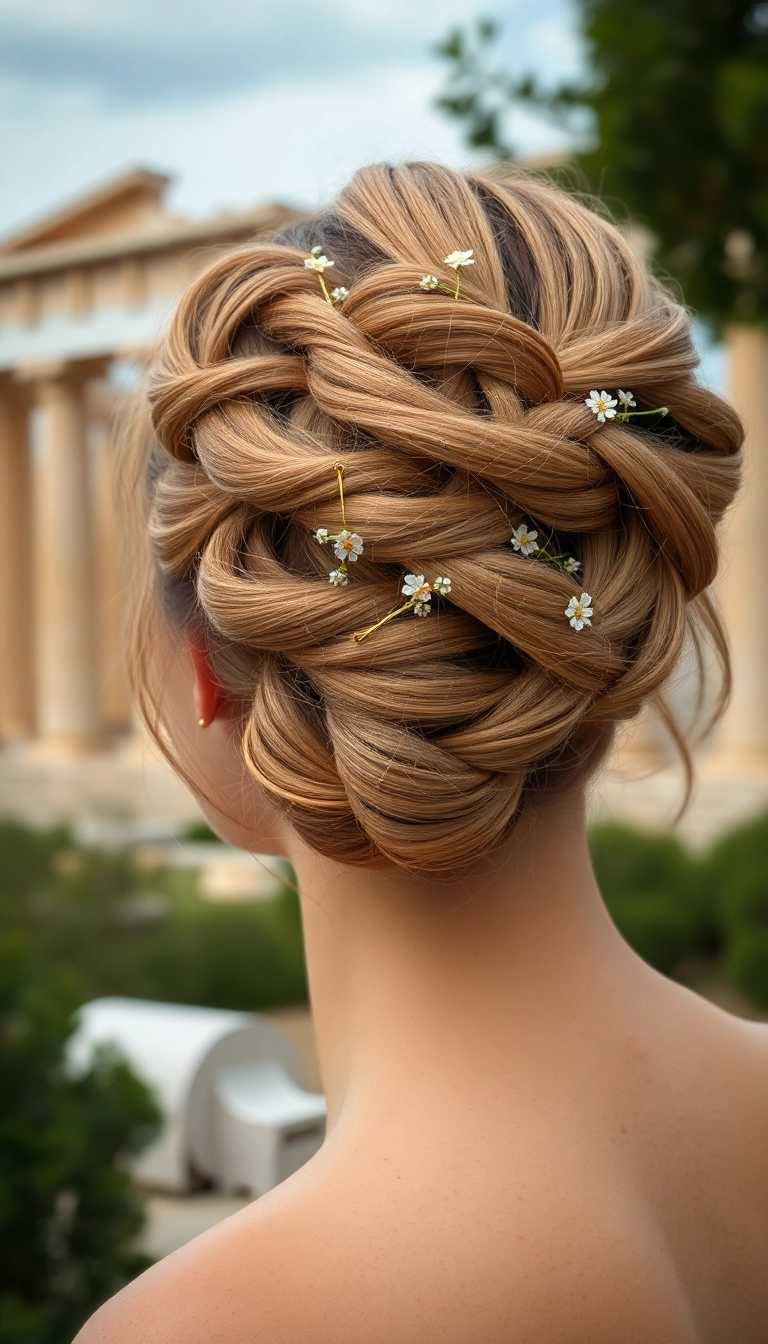 31 Stunning Greek Goddess Hairstyles That'll Make You Feel Like a True Diva! - 1. The Classic Greek Updo