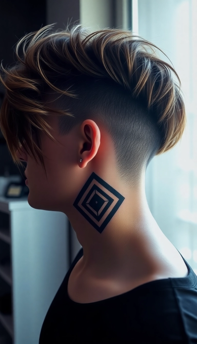 39 Edgy Haircuts Ideas That'll Make You Want to Change Your Look NOW! - 2. Undercut with Designs