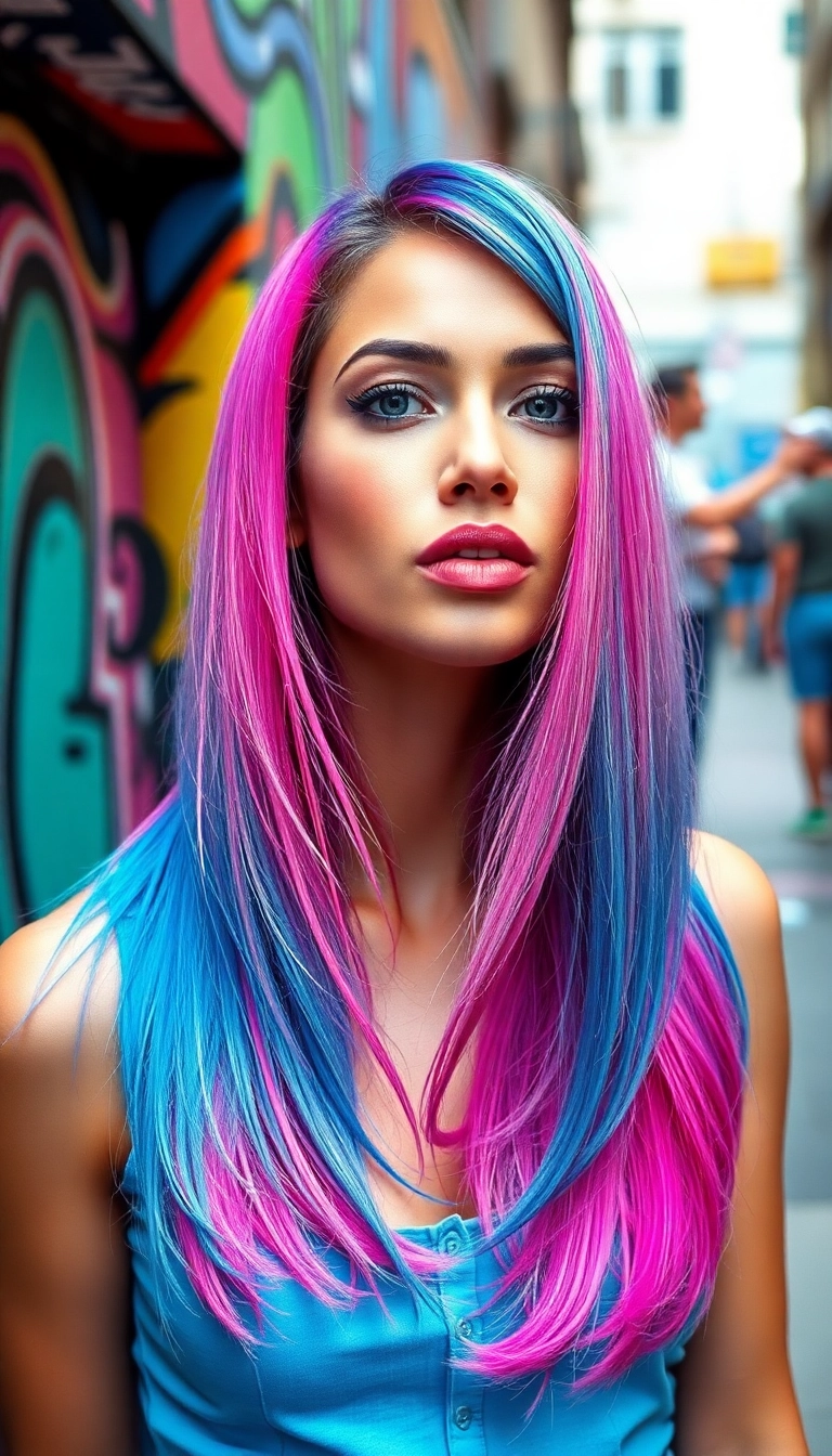 32 Long Bob Hairstyles That Will Instantly Elevate Your Look (You Won't Believe #15!) - 11. Colorful Long Bob