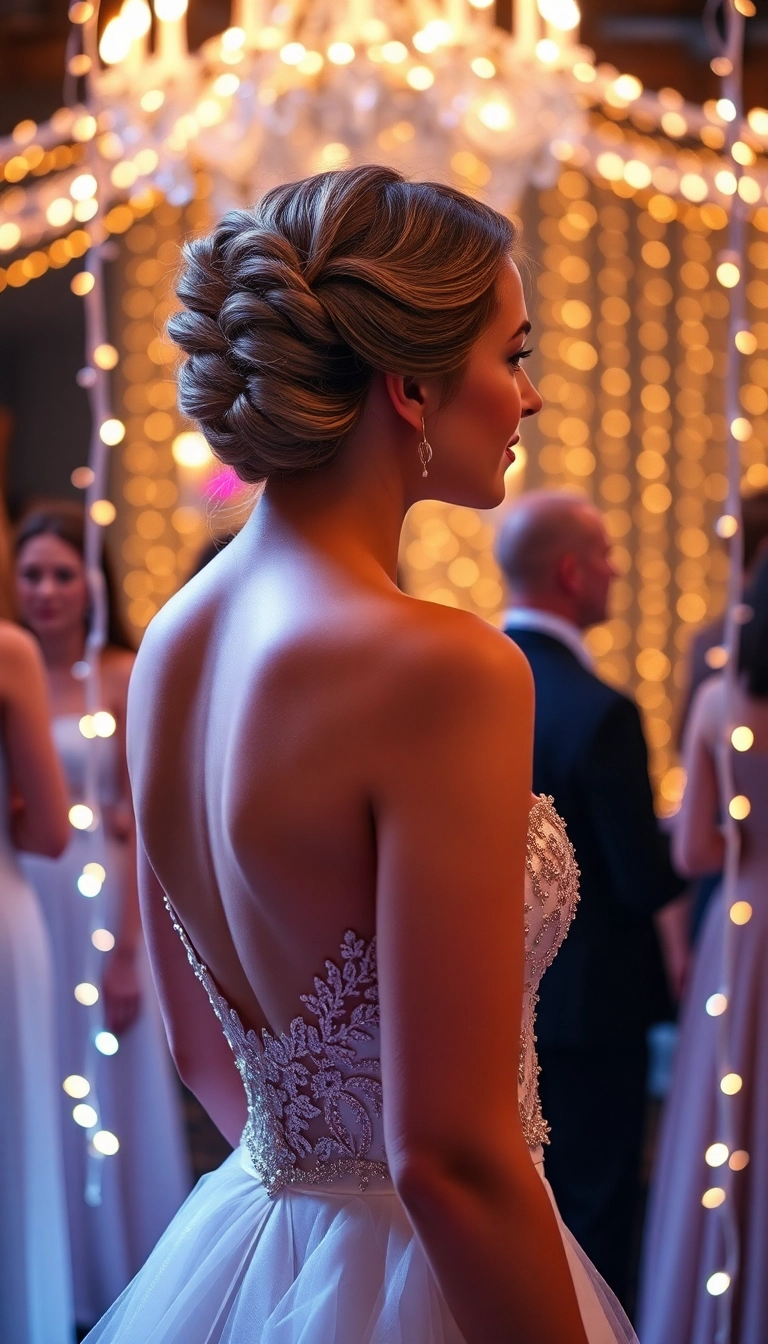 39 Cinderella Hairstyles That Will Make You Feel Like a True Princess! - 30. Charming Braided Updo