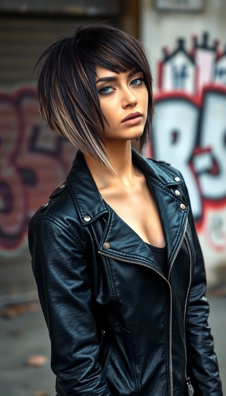 Unlock 25 Trendy Short Hair Styles That'll Make You the Center of Attention! - Asymmetrical Bob