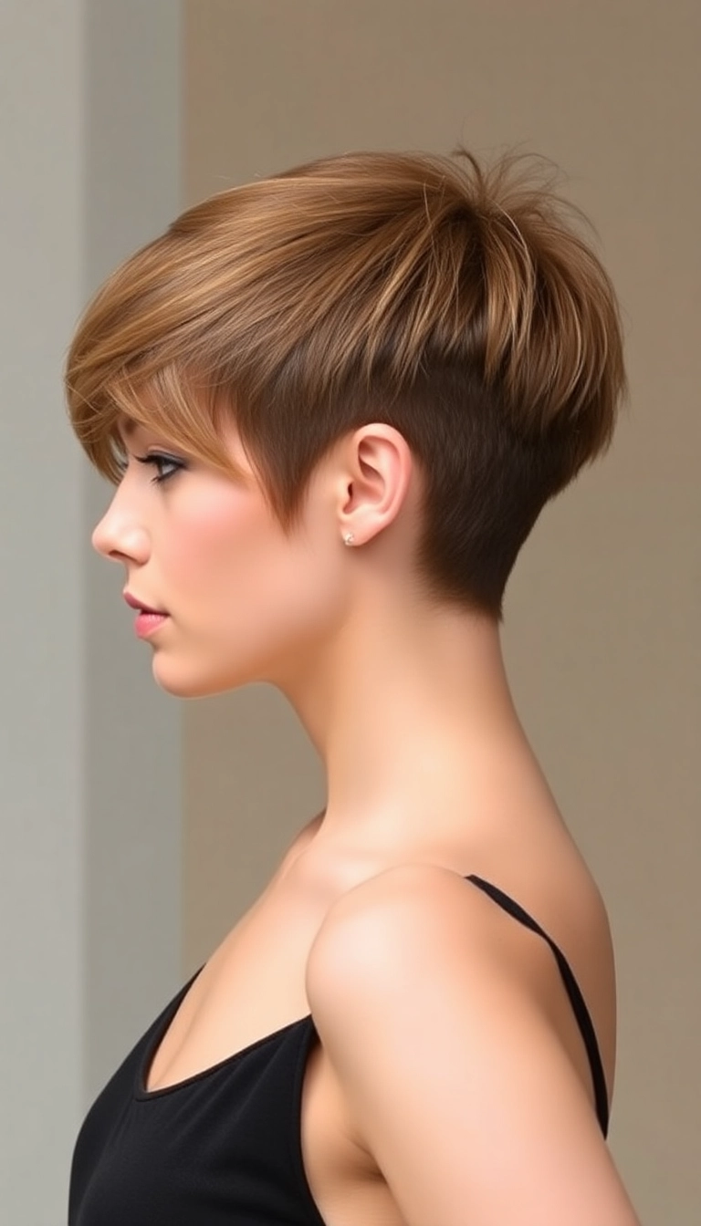 36 Pixie Shag Haircut Ideas for Effortlessly Chic Looks Every Day! - Asymmetrical Pixie Shag