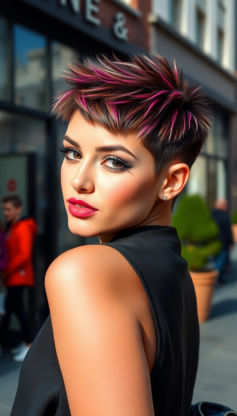 Get Inspired: 34 Trendy Spiky Pixie Haircut Ideas for a Fresh Look! - Choppy Edges