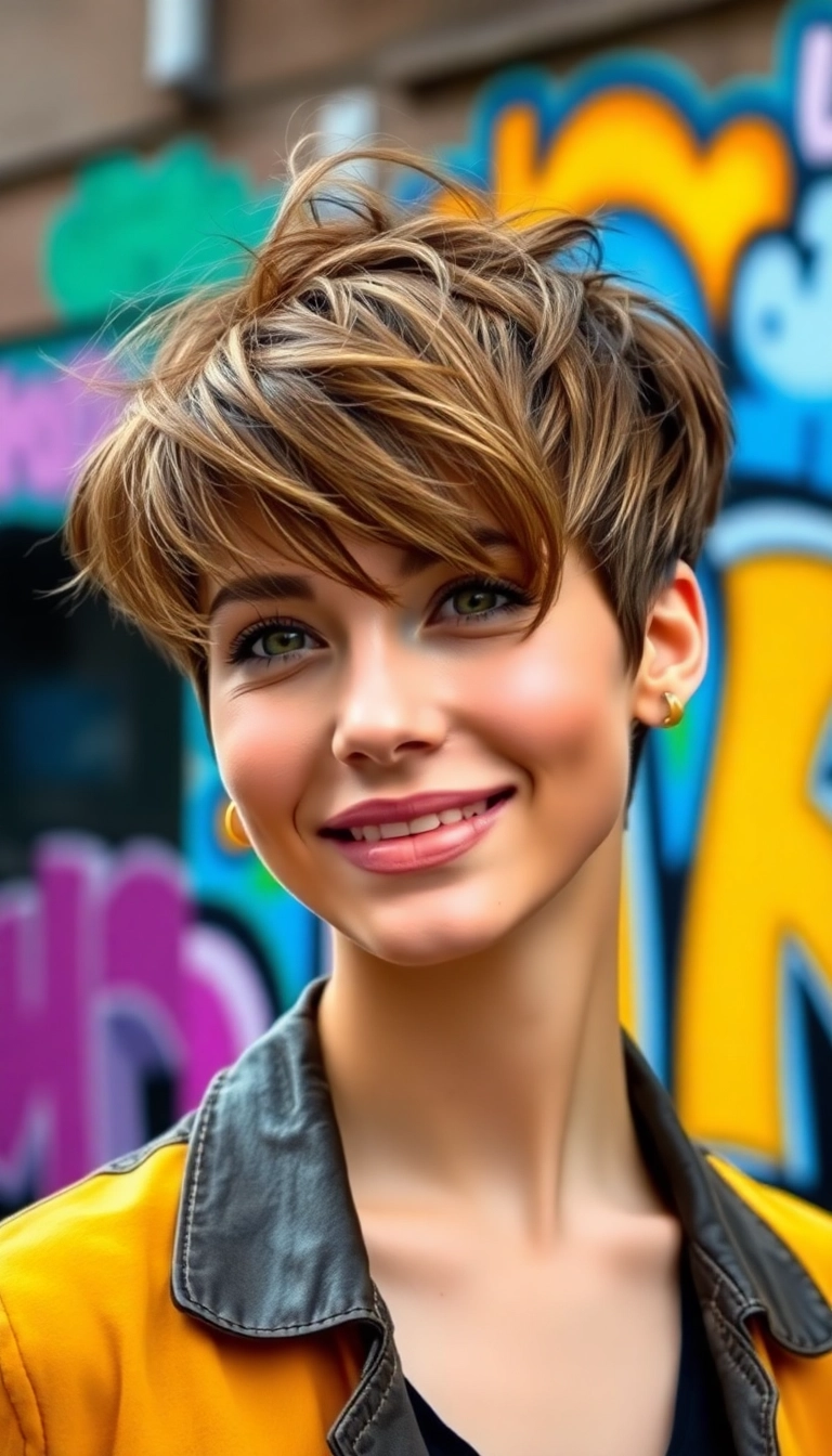 36 Stunning Haircuts for Thin Fine Hair That'll Instantly Add Volume! - 3. Textured Pixie Cut