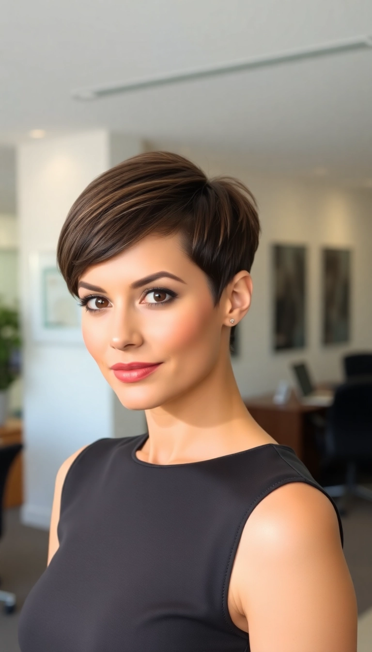 38 Short Pixie Haircuts for Fine Flat Hair That'll Make You Want to Chop It All Off! - Sleek Pixie