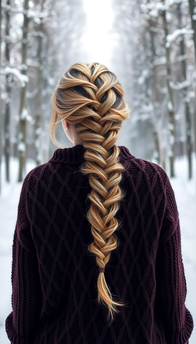 30 Easy Winter Hairstyles You Can Do in Under 10 Minutes! - 7. Fishtail Braid