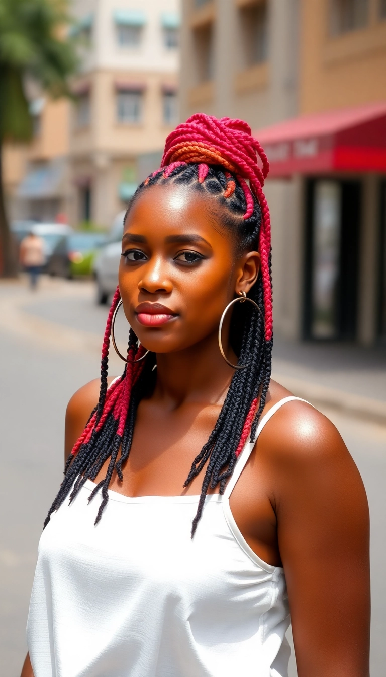 39 Creative Fulani Braids Styles You Need to Try This Season (Trust Us, #18 Is a Game-Changer!) - 3. Fulani Braids with Cornrows