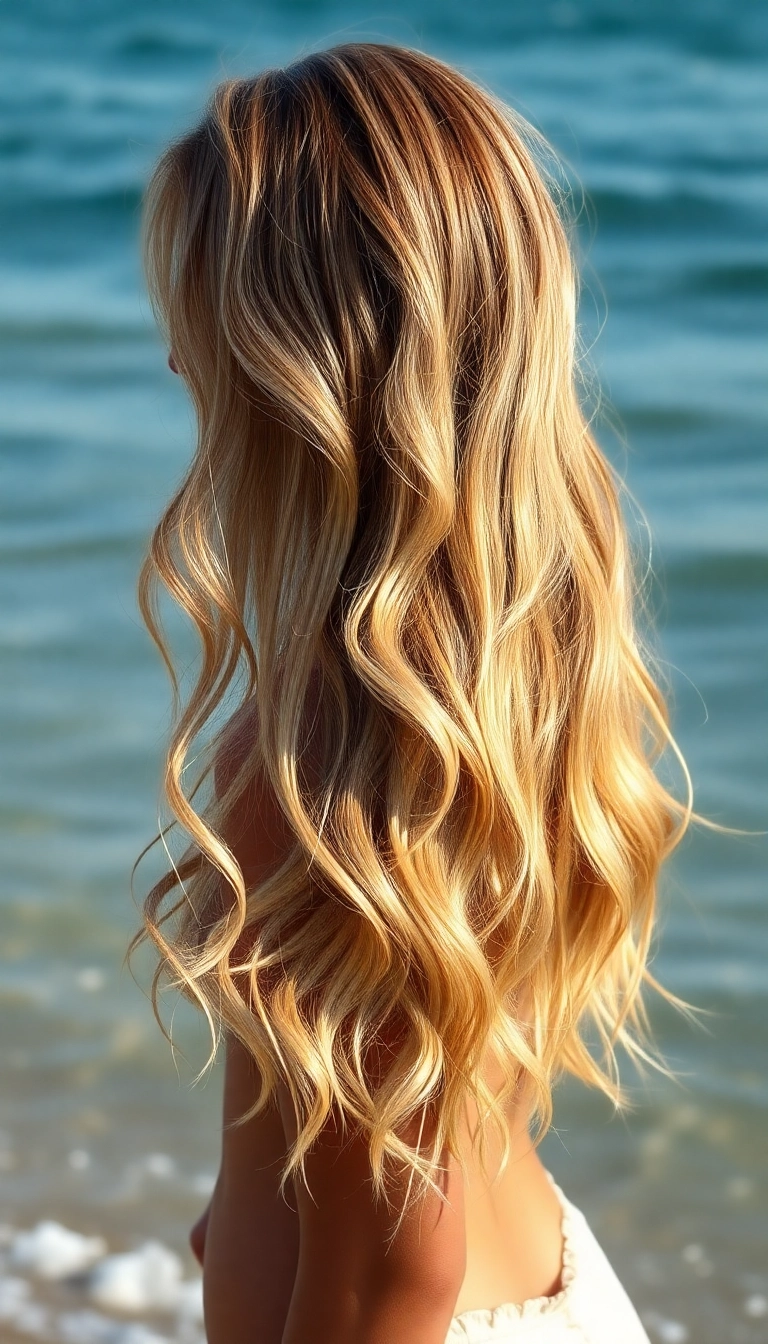 38 Fairy Hairstyles That Will Make Your Friends Say 'Wow!' (You Won't Believe #15!) - 2. Shimmering Mermaid Waves