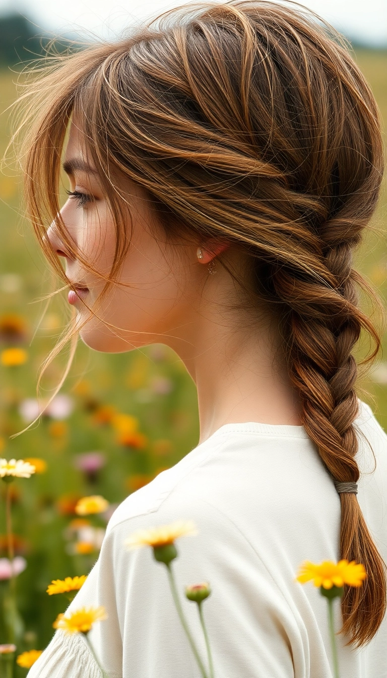 30 Windy Day Hairstyles That'll Keep You Stylish No Matter the Weather! - 2. Messy Braid